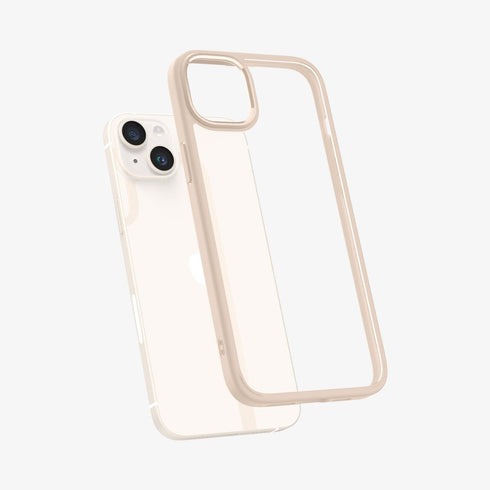 ACS04816 - iPhone 14 Pro Max Case Ultra Hybrid in crystal clear showing the back